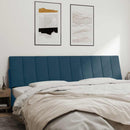 gavlpude Hanko 200 cm velour blå