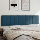 gavlpude Hanko 200 cm velour blå