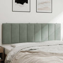 gavlpude Hanko 152 cm velour lysegrå