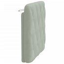gavlpude 80 cm velour lysegrå