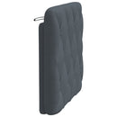 gavlpude 80 cm velour mørkegrå