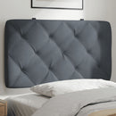 gavlpude 80 cm velour mørkegrå