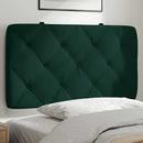 gavlpude 80 cm velour mørkegrøn