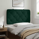 gavlpude 80 cm velour mørkegrøn