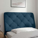 gavlpude 80 cm velour blå