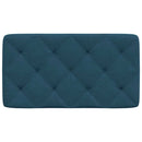 gavlpude 80 cm velour blå