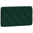 gavlpude 90 cm velour mørkegrøn