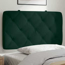 gavlpude 90 cm velour mørkegrøn