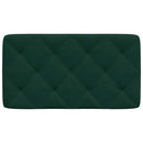gavlpude 90 cm velour mørkegrøn
