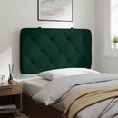 gavlpude 90 cm velour mørkegrøn