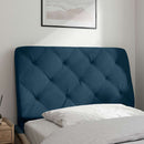 gavlpude 90 cm velour blå