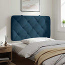 gavlpude 90 cm velour blå