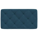 gavlpude 90 cm velour blå