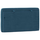 gavlpude 90 cm velour blå
