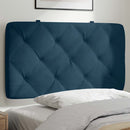 gavlpude 90 cm velour blå