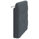 gavlpude 100 cm velour mørkegrå