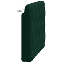 gavlpude 100 cm velour mørkegrøn