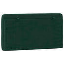 gavlpude 100 cm velour mørkegrøn