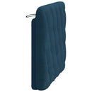 gavlpude 100 cm velour blå