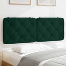 gavlpude 120 cm velour mørkegrøn