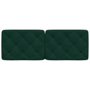 gavlpude 120 cm velour mørkegrøn