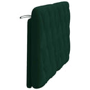 gavlpude 120 cm velour mørkegrøn