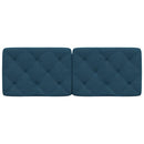 gavlpude 120 cm velour blå