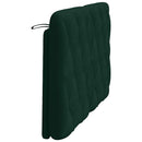 gavlpude 140 cm velour mørkegrøn