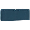 gavlpude 140 cm velour blå