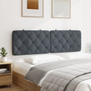 gavlpude 160 cm velour mørkegrå