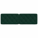 gavlpude 160 cm velour mørkegrøn