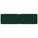 gavlpude 180 cm velour mørkegrøn
