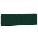 gavlpude 180 cm velour mørkegrøn