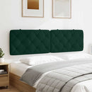 gavlpude 180 cm velour mørkegrøn