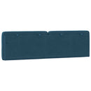 gavlpude 180 cm velour blå