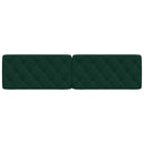 gavlpude 200 cm velour mørkegrøn