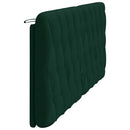 gavlpude 200 cm velour mørkegrøn