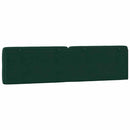 gavlpude 200 cm velour mørkegrøn