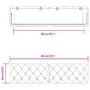 gavlpude 200 cm velour mørkegrøn
