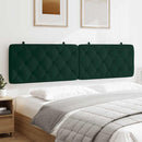 gavlpude 200 cm velour mørkegrøn