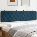 gavlpude 200 cm velour blå