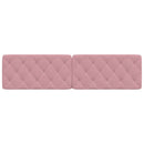 gavlpude 200 cm velour pink