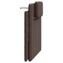 gavlpude Viana 80 cm kunstlæder brun