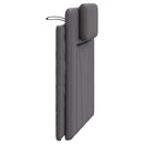 gavlpude Viana 80 cm kunstlæder grå