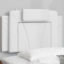 gavlpude Viana 90 cm kunstlæder hvid