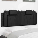 gavlpude Viana 120 cm kunstlæder sort