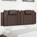 gavlpude Viana 120 cm kunstlæder brun