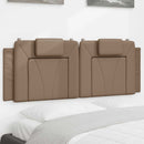 gavlpude Viana 120 cm kunstlæder cappuccinofarvet
