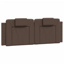 gavlpude Viana 140 cm kunstlæder brun
