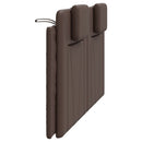 gavlpude Viana 160 cm kunstlæder brun